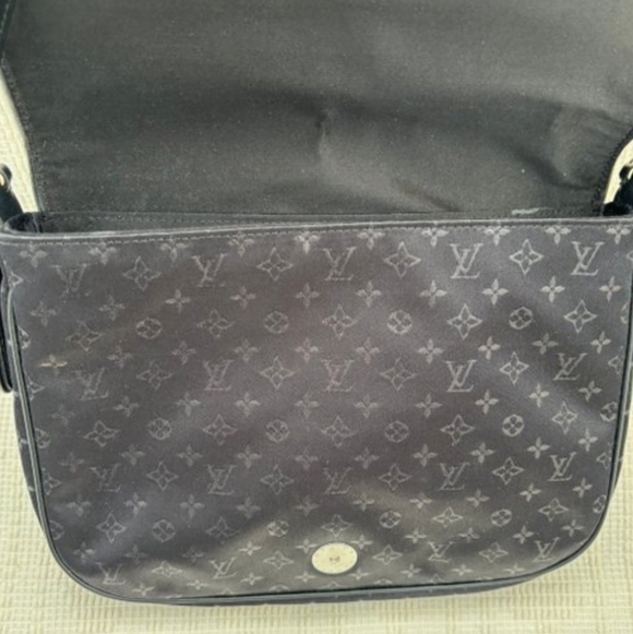 Louis Vuitton Vintage Black Satin Monogram Bag - Picture 9 of 9